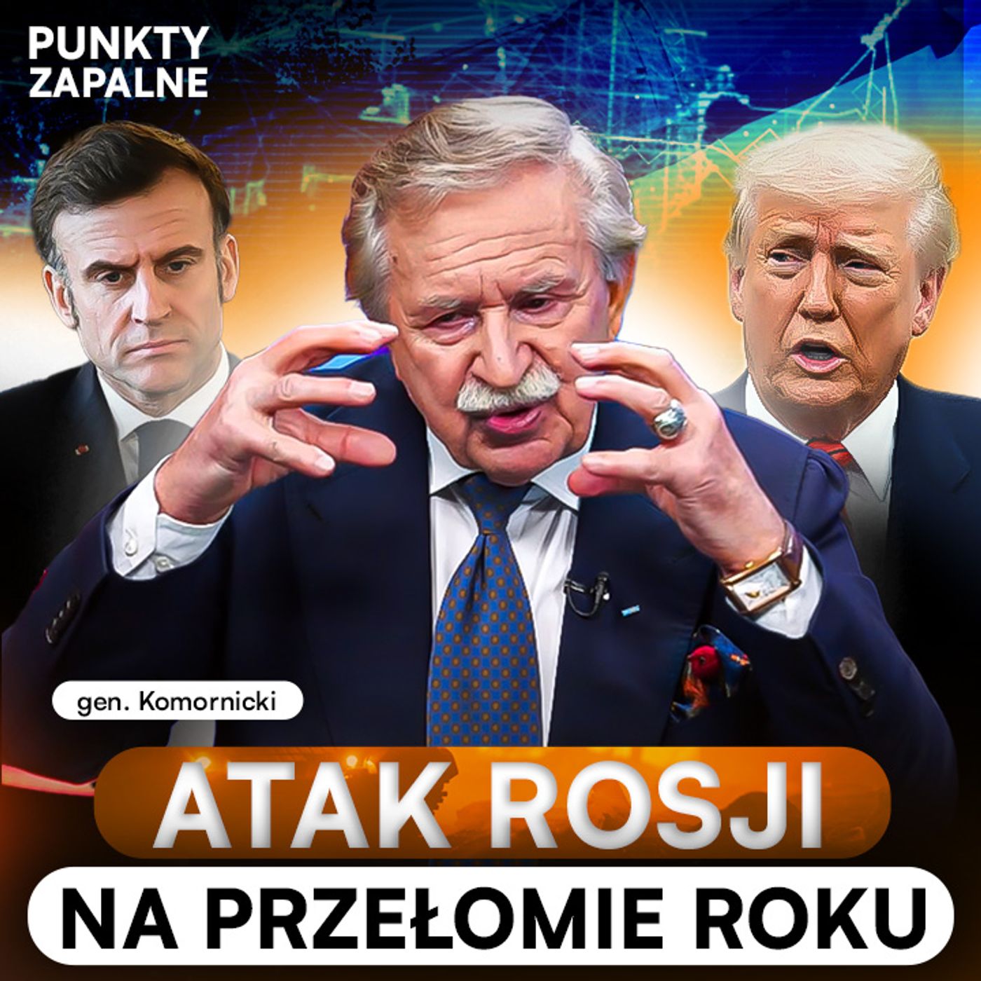 GEN. LEON KOMORNICKI O PRZERAŻAJĄCEJ WIZJI. NATO I ROSJA W STANIE WOJNY? | PUNKTY ZAPALNE 15#