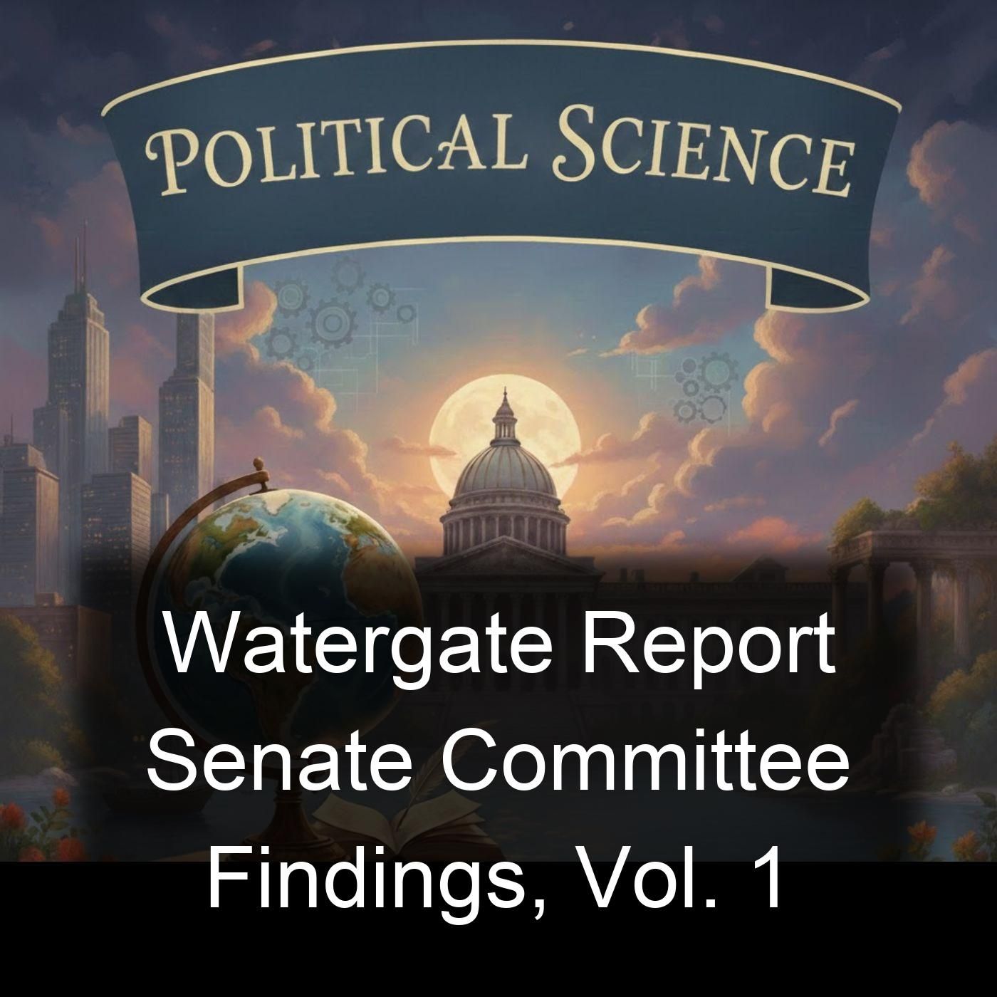Watergate Report Senate Committee Findings, Vol. 1 cover art