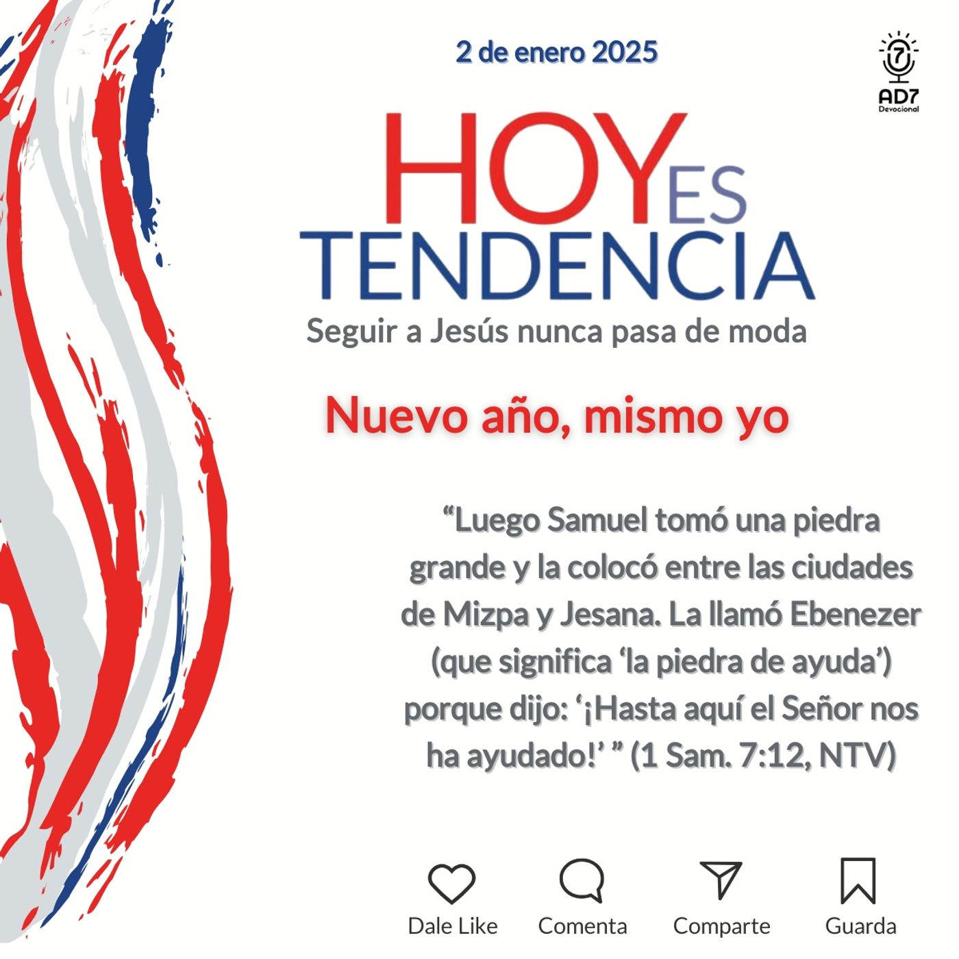 Nuevo año, mismo yo ~ Devocional de Jóvenes ~ 2 de enero 2025
