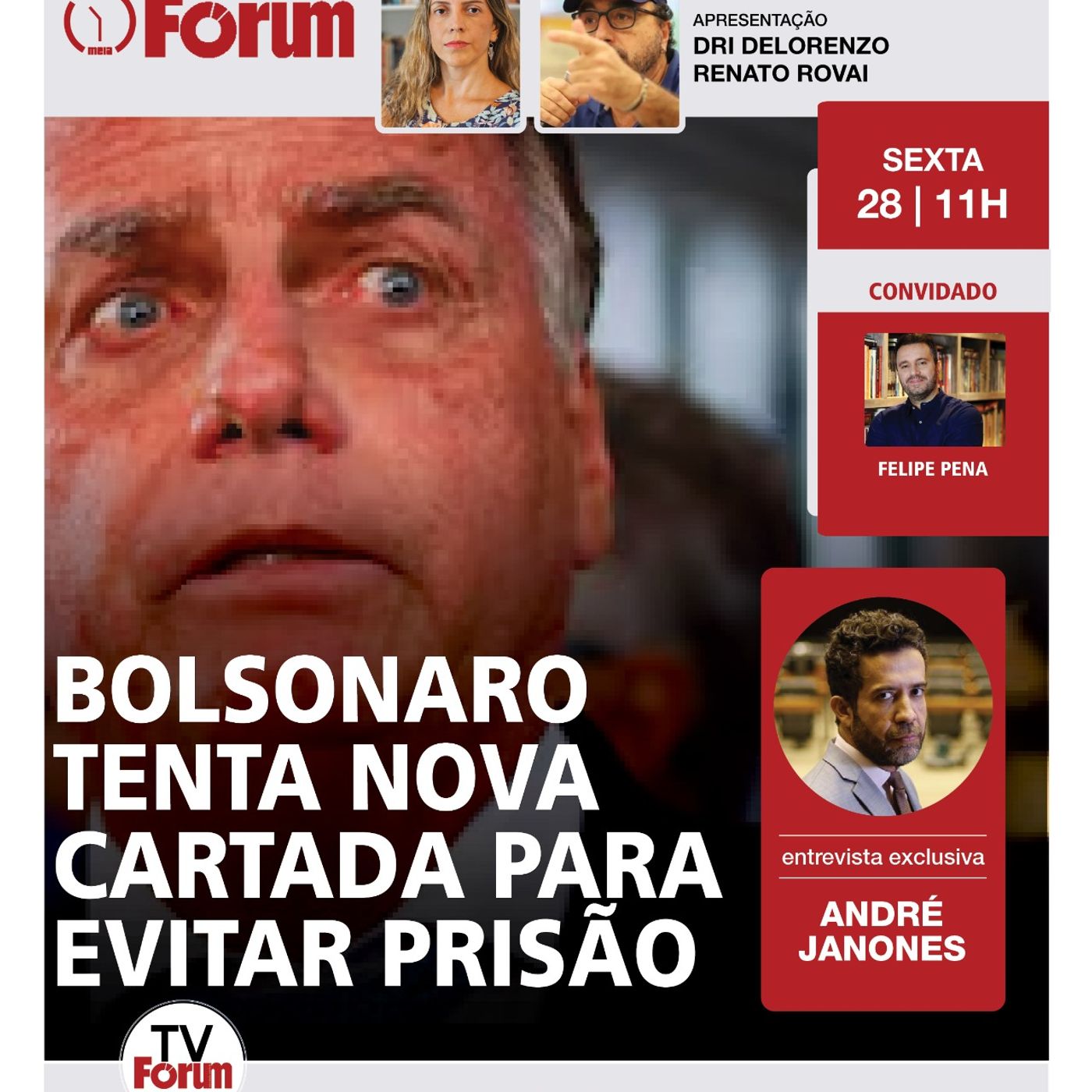 Nova cartada de Bolsonaro para tentar evitar prisão | Advogado de almirante confirma golpe |28.03.25 episode artwork