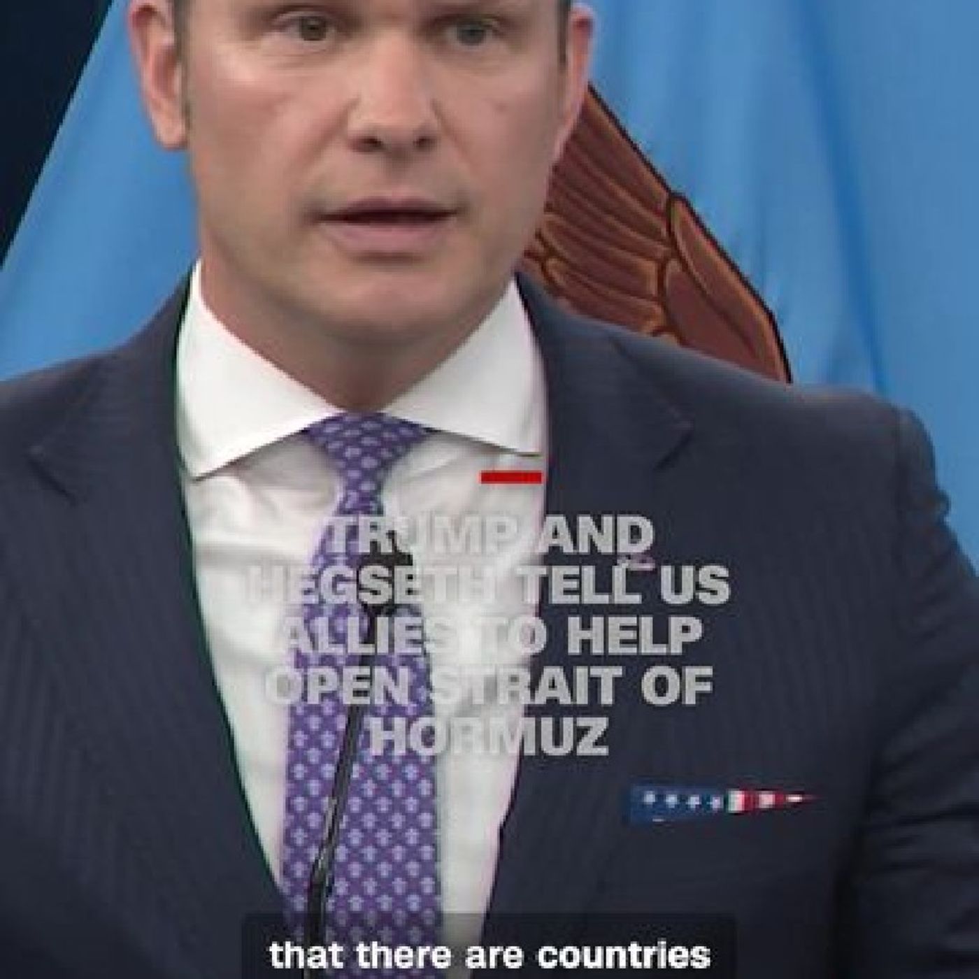 President Donald Trump and Defense Secretary Pete Hegseth both called on European allies of the US to help open the Strait of Hormuz. Trump episode artwork