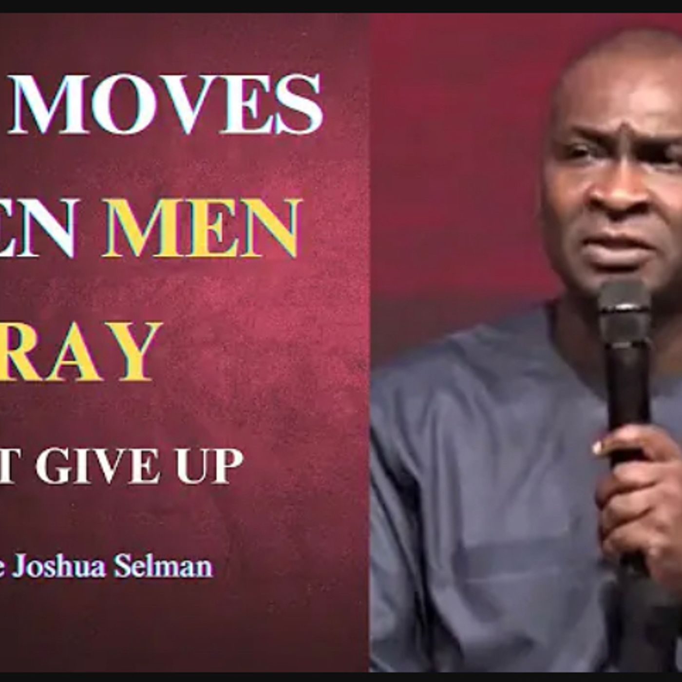 Mercy Speaks  – God moves when men pray ...