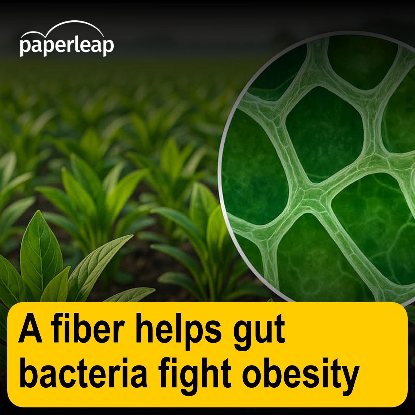 A fiber helps gut bacteria fight obesity