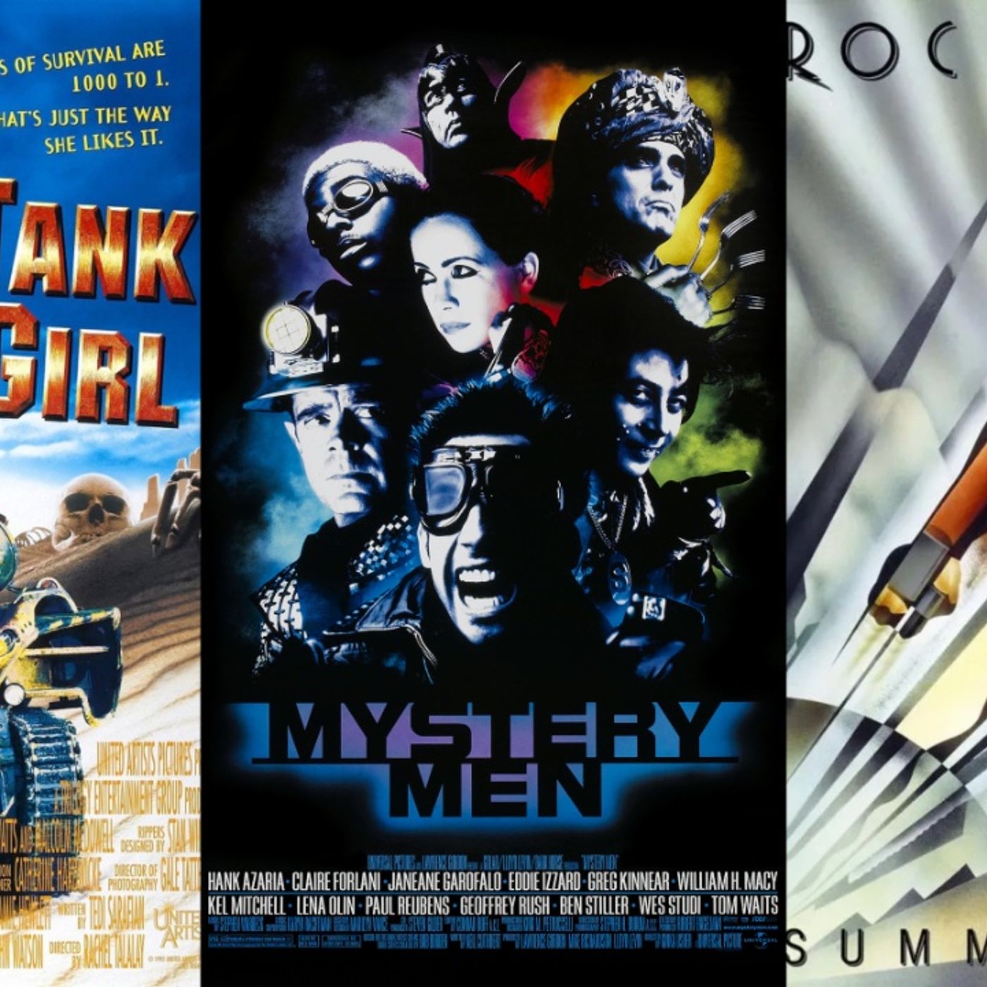 Triple Feature: Tank Girl/Mystery Men/The Rocketeer