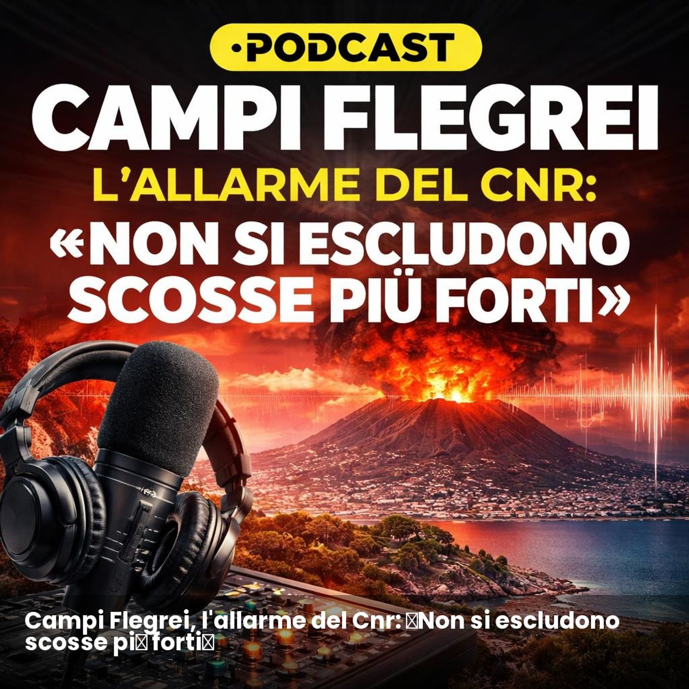 Campi Flegrei, l'allarme del Cnr: «Non si escludono scosse più forti» episode artwork