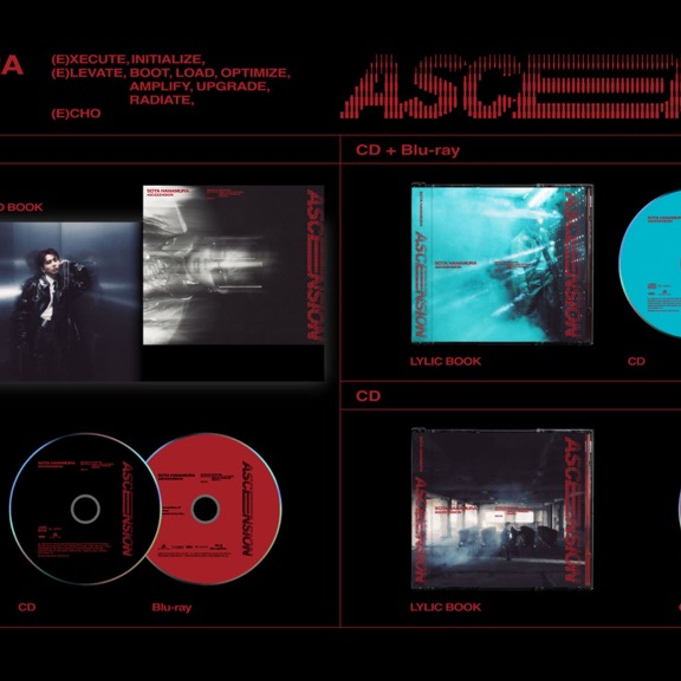 SOTA HANAMURA、プレデビューアルバム『ASCEEENSION』全形態ジャケット＆ティザー公開 episode artwork