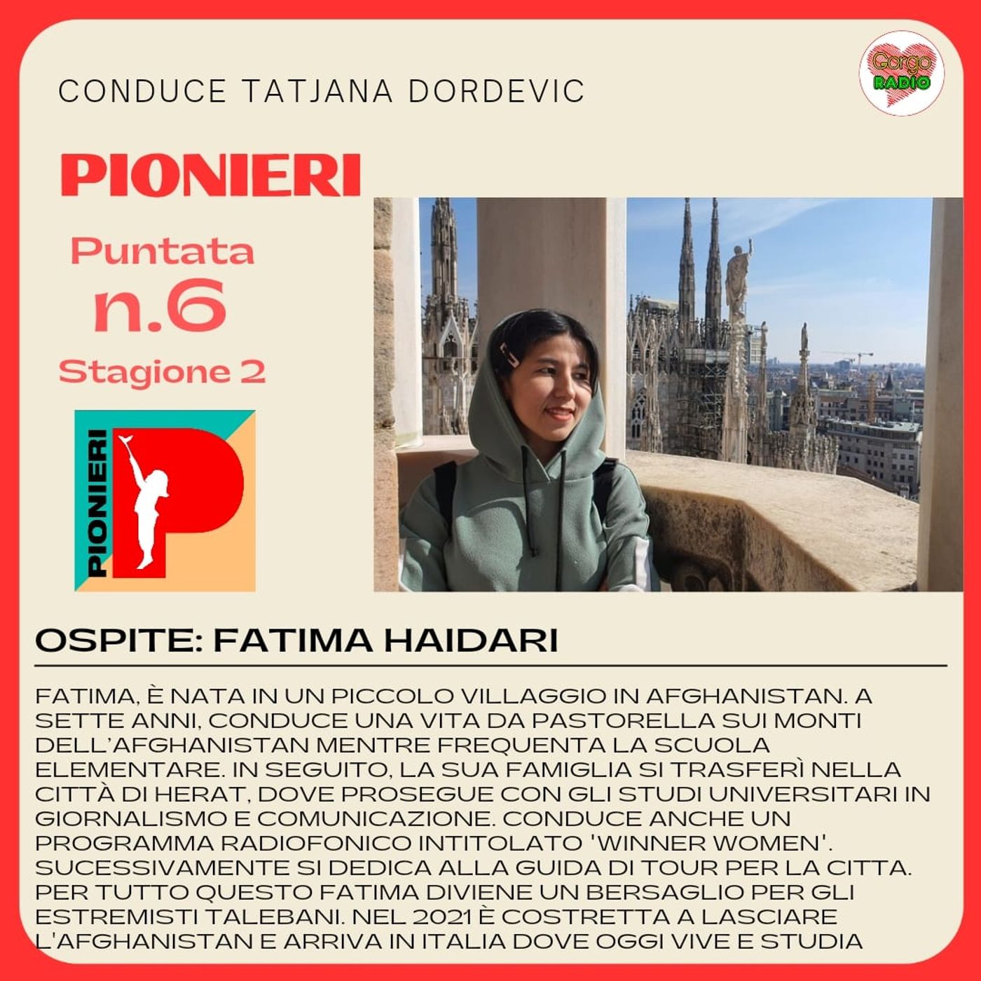 Intervista a Fatima Haidari, attivista afghana episode artwork