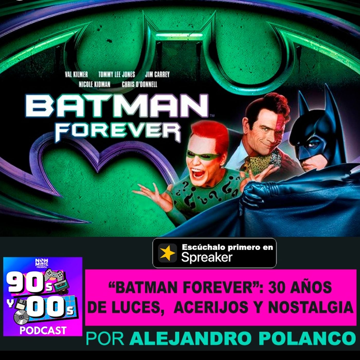 Batman Forever: 30 años de luces neón, acertijos y nostalgia episode artwork