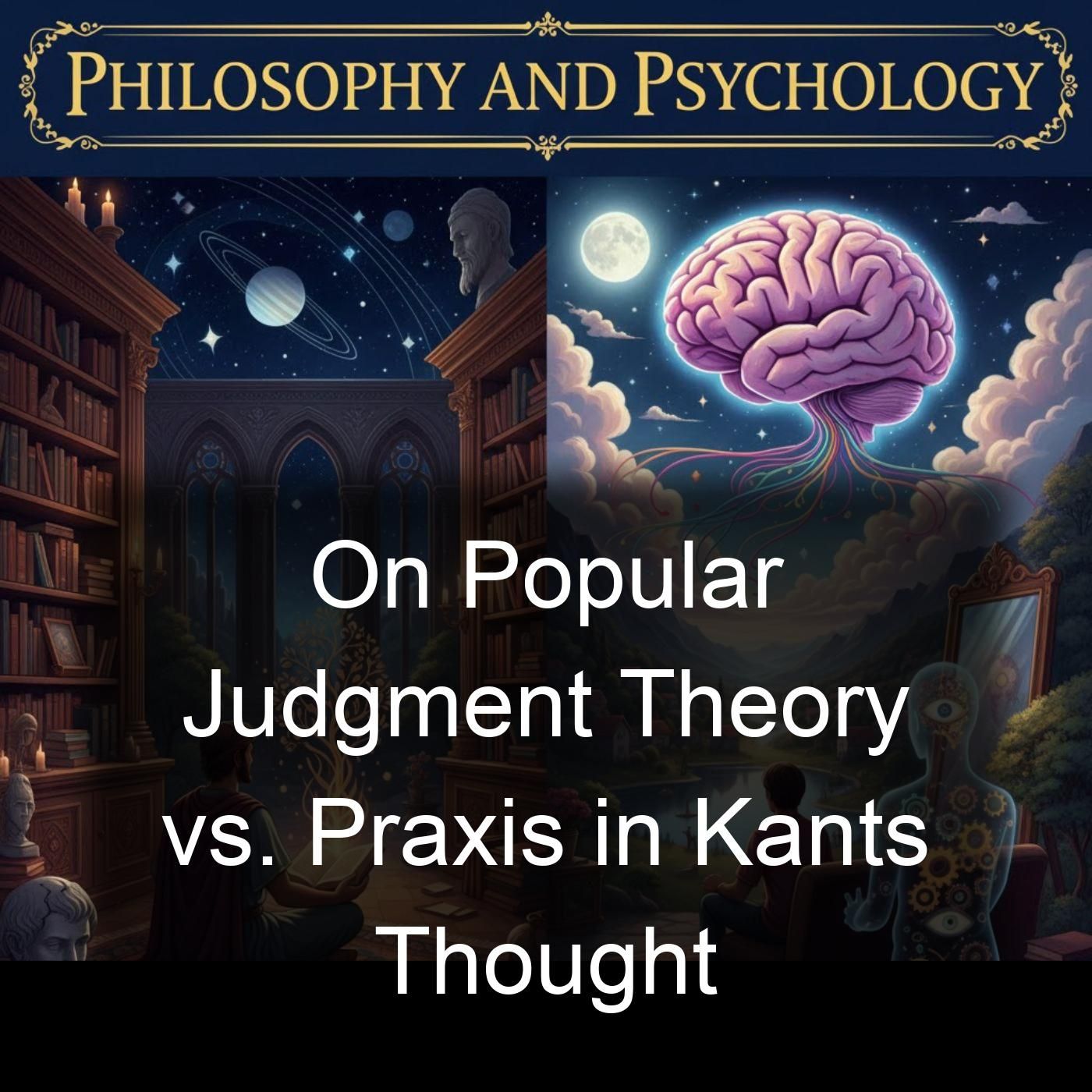On Popular Judgment Theory vs. Praxis in Kants Thought cover art