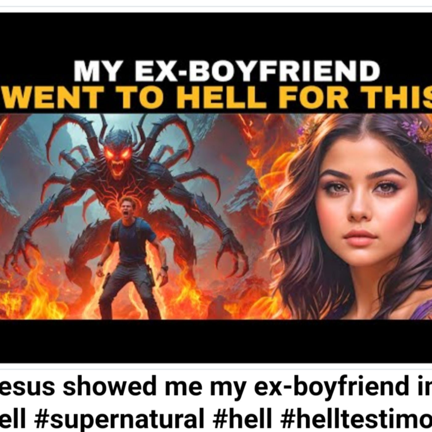 Jesus showed me my ex-boyfriend in hell #supernatural #hell #helltestimony Download Progress episode artwork