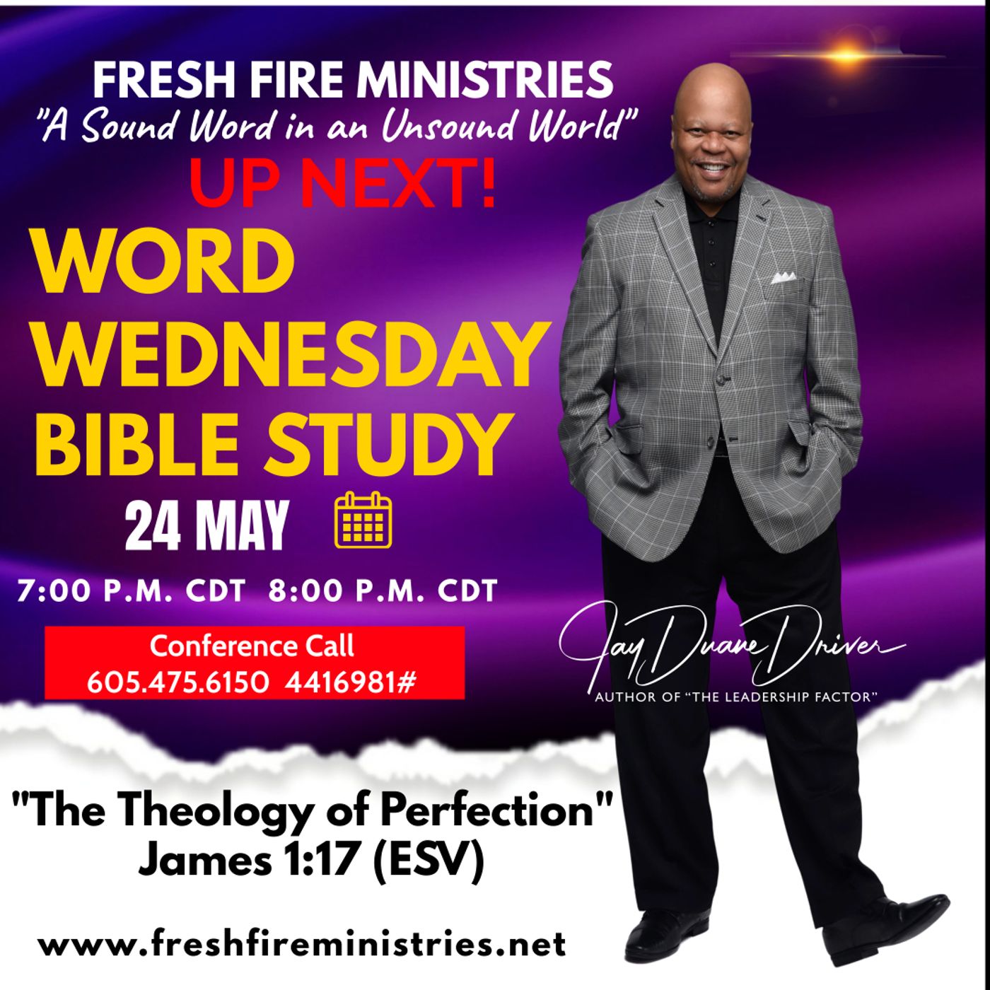 Word Wednesday Bible Study "The Theology of Perfection" James 1:17 (ESV) episode artwork
