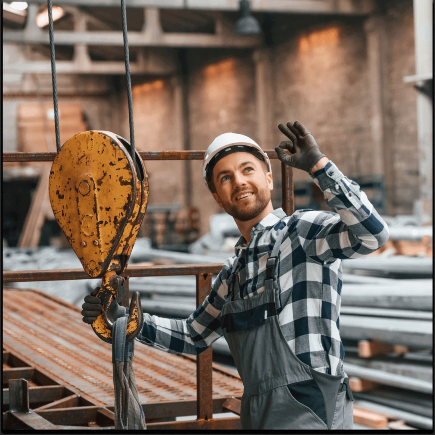 overhead crane installation