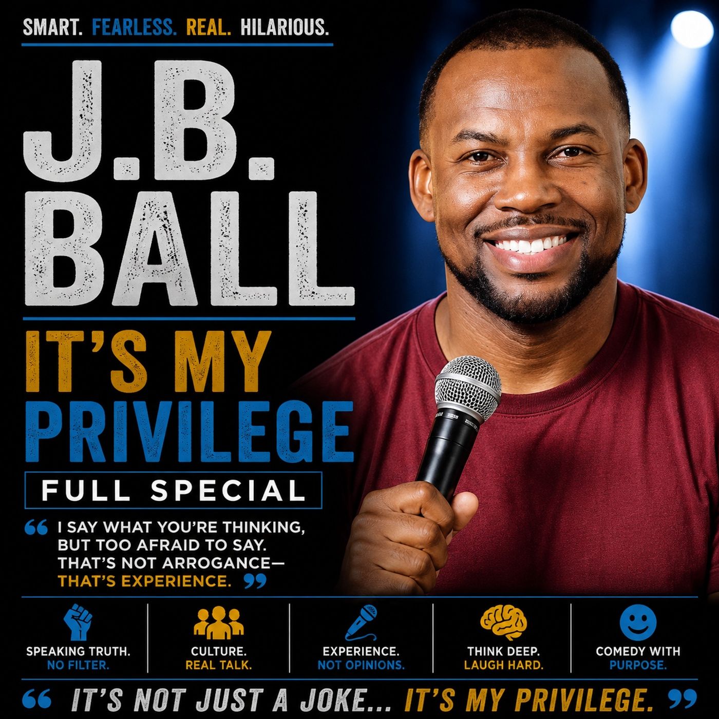 J.B Ball - It’s My Privilege Full Special (Stand-up Comedy) episode artwork