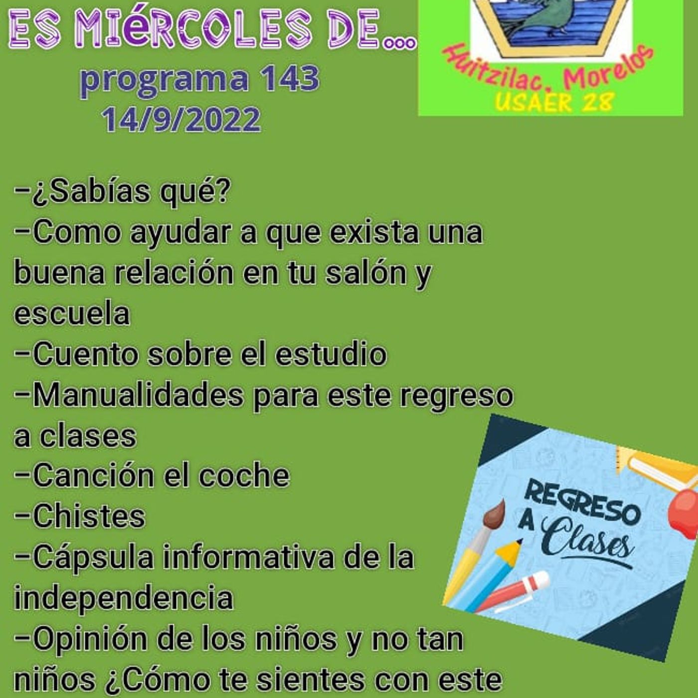 Radio Escolar Huitzilac, Morelos.