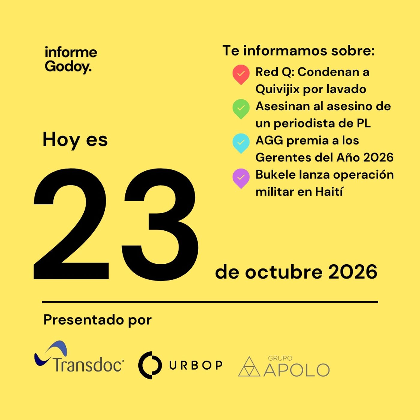 Portada de informeGodoy.