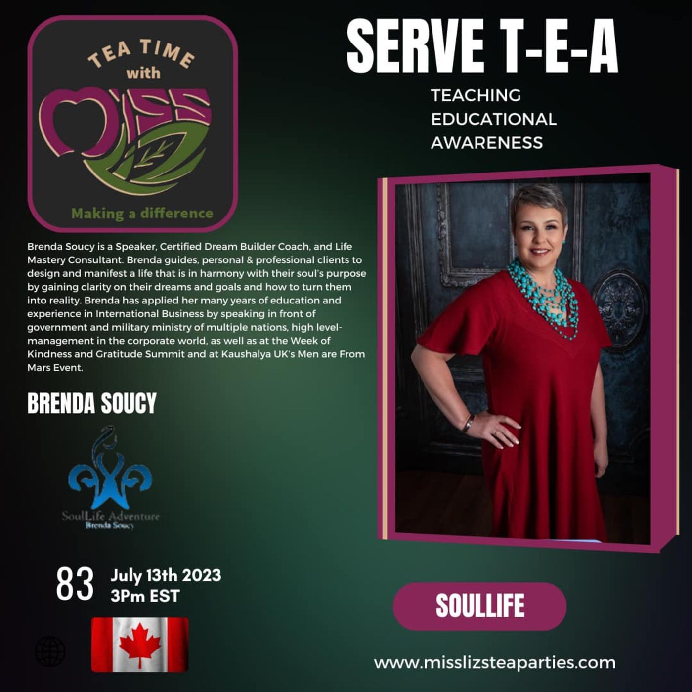 Teatime with Miss Liz