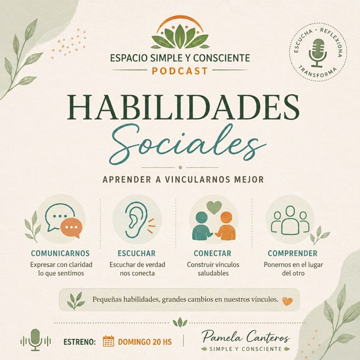 Portada de Simple & Consciente Podcast