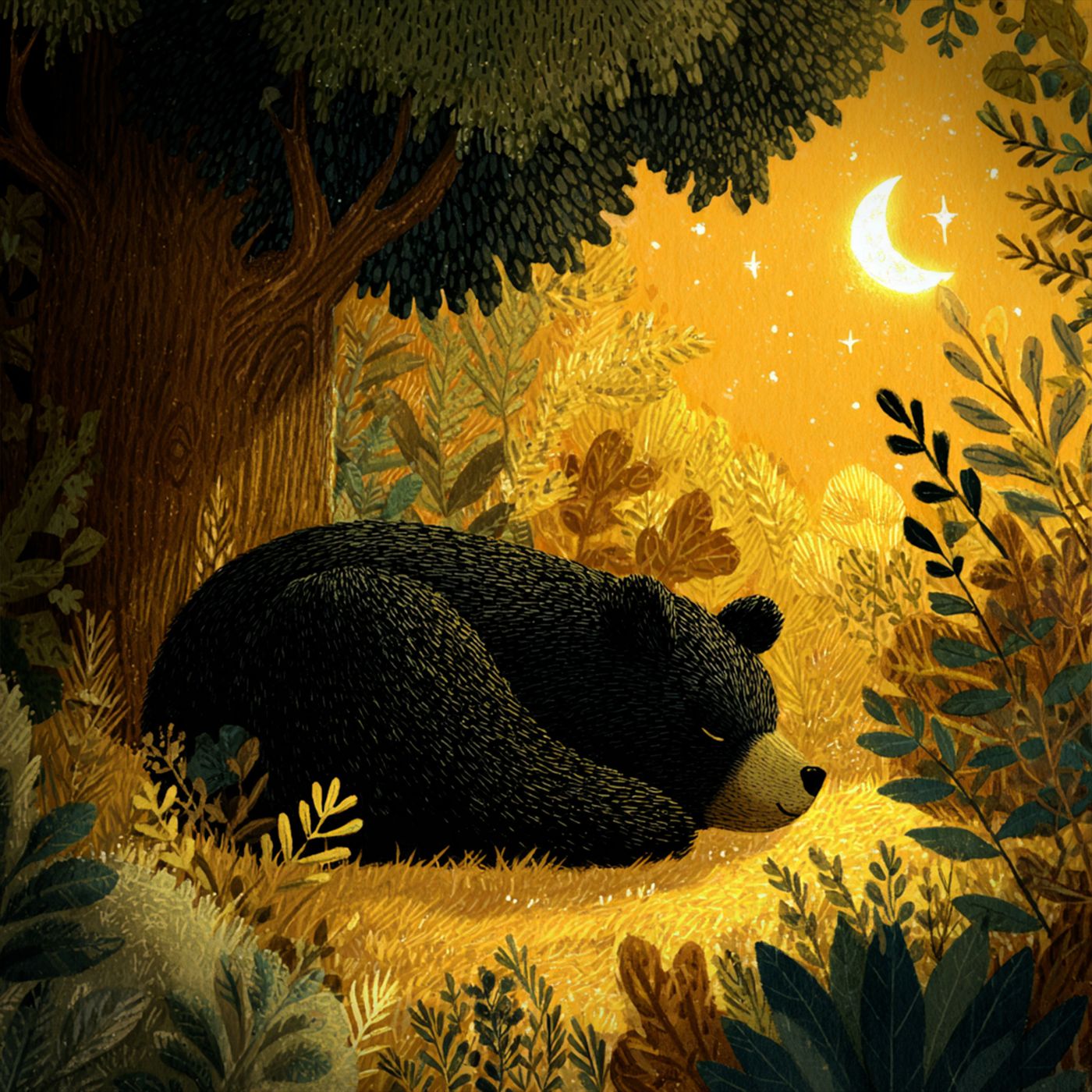 Sleep Like a Black Bear 🐻 Cozy Story for Kids artwork