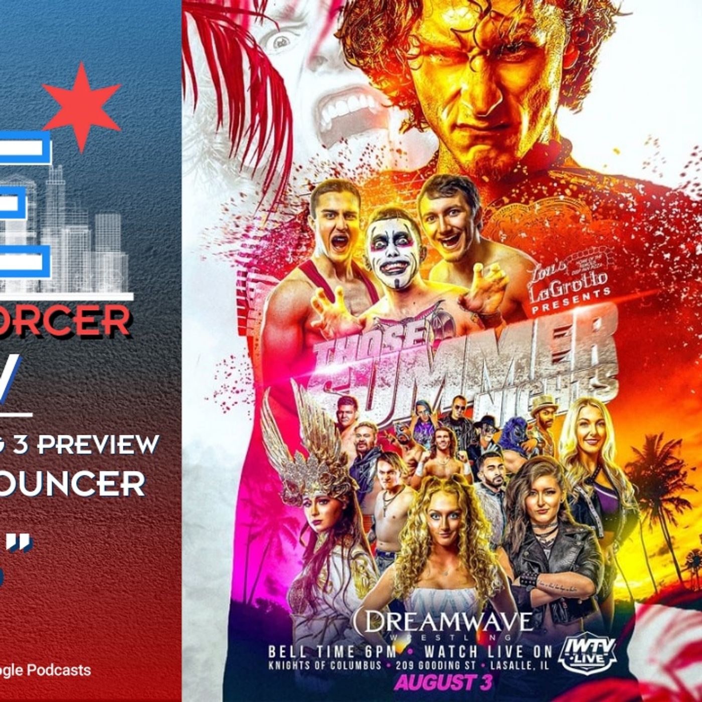 PWE Report Podcast w Eric "DB" Preview of Dreamwave Those Summer Nights and Uprising 3 weekend episode artwork