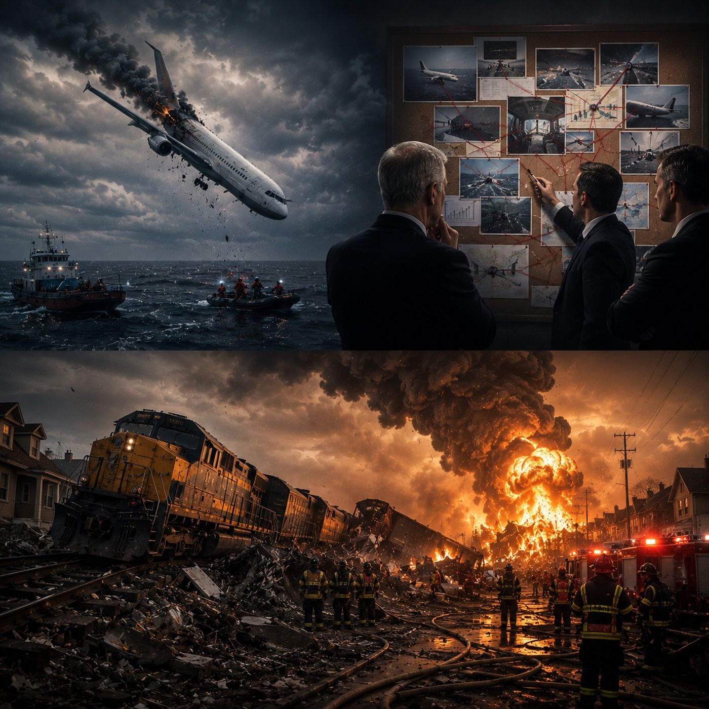 Fatal Human Choices Behind Two Massive Crashes episode artwork