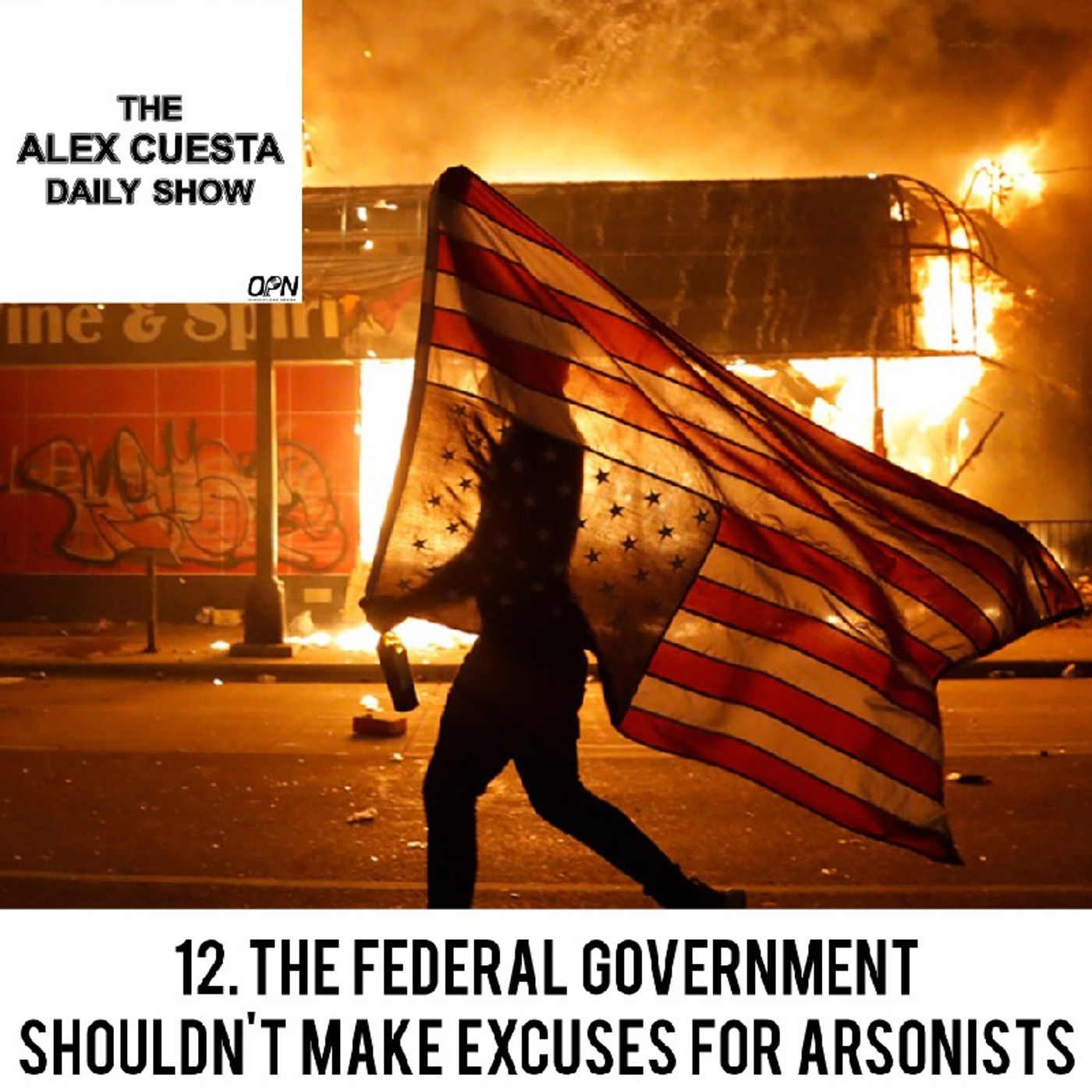 [Daily Show] 12. The Federal Government Shouldn't Make Excuses for Arsonists episode artwork
