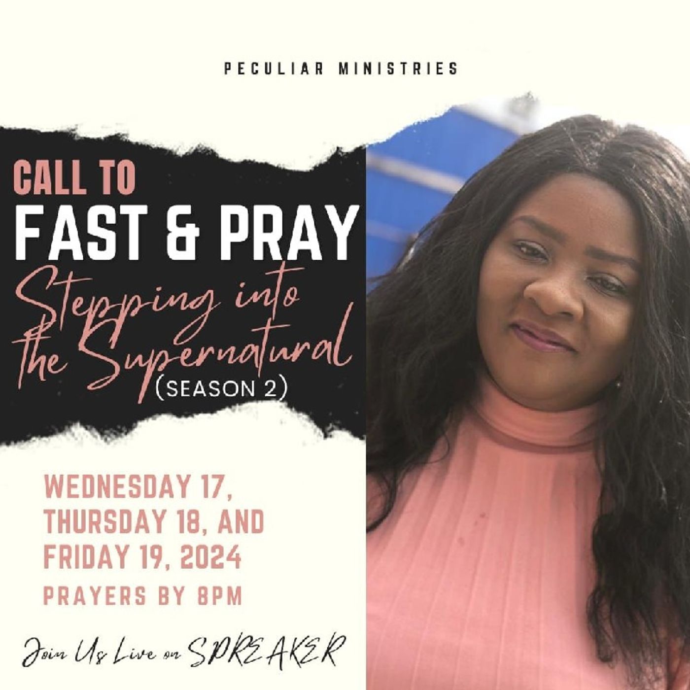 Day -2 / Call to Fast and Pray/Thursday January 18, 2023