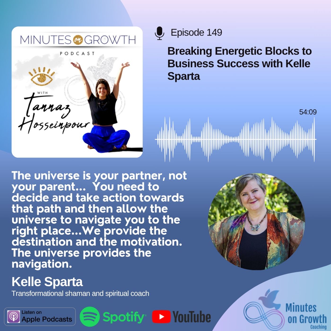 Episode 149: Breaking Energetic Blocks to Business Success with Kelle Sparta