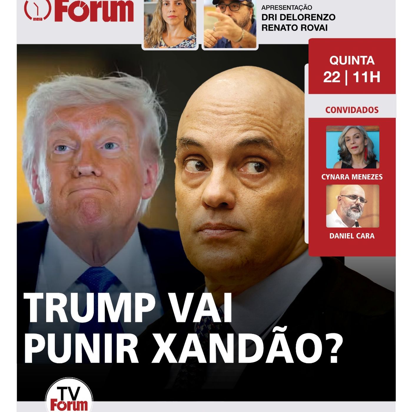 Ameaça de TRUMP a MORAES | Eduardo BOLSONARO comete crime, diz KAKAY | Conta de luz GRÁTIS | 22.5.25 episode artwork