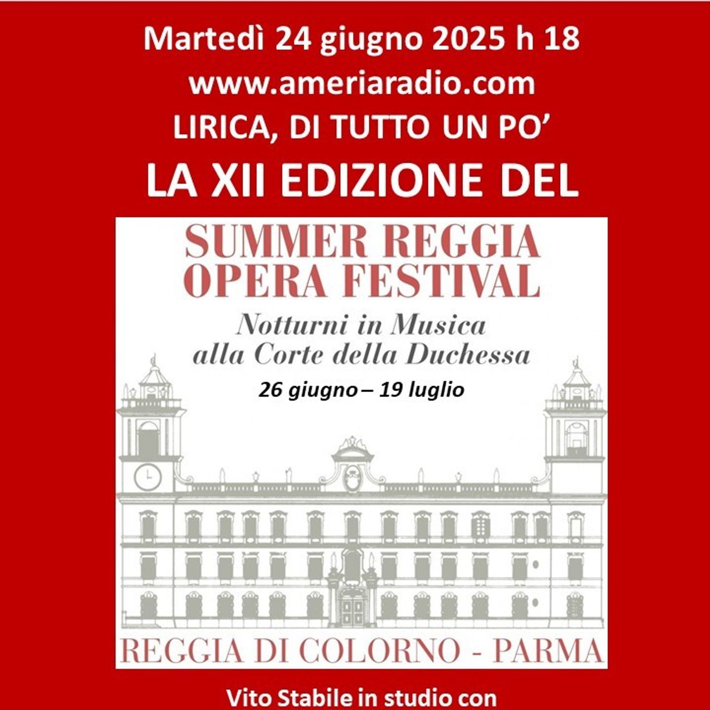 Lirica di tutto un po' - Summer Reggia Opera Festival Lirica di tutto un po' - Summer Reggia Opera Festival