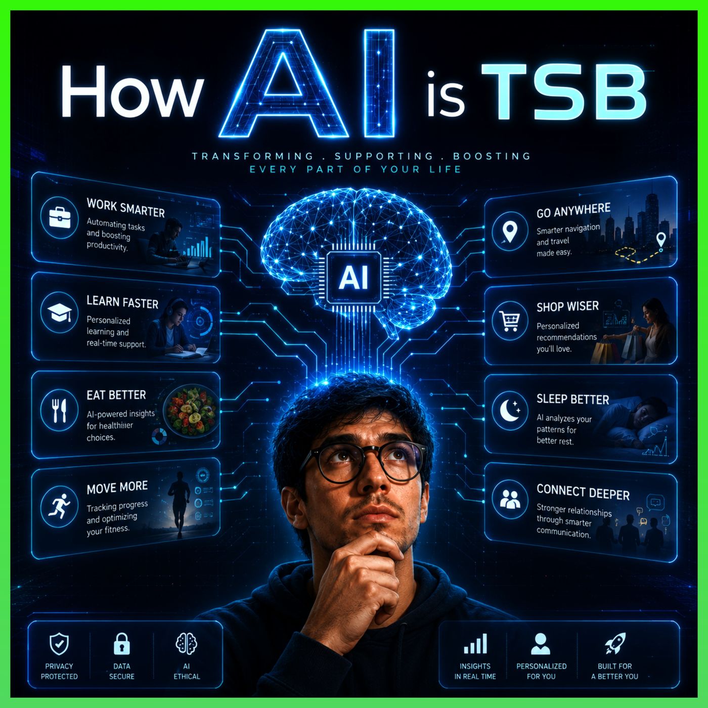 How AI is TSB episode artwork