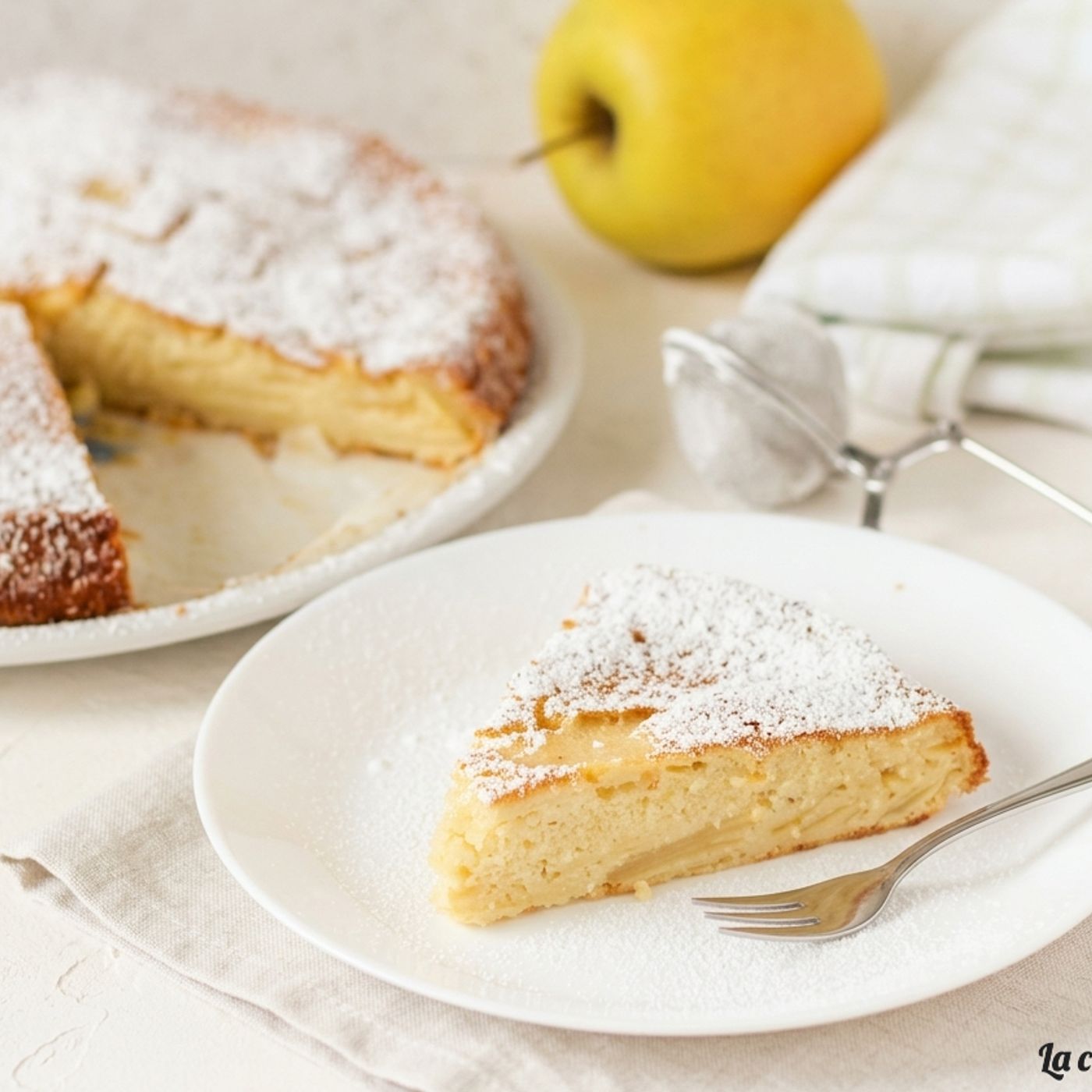 Torta di mele senza latticini