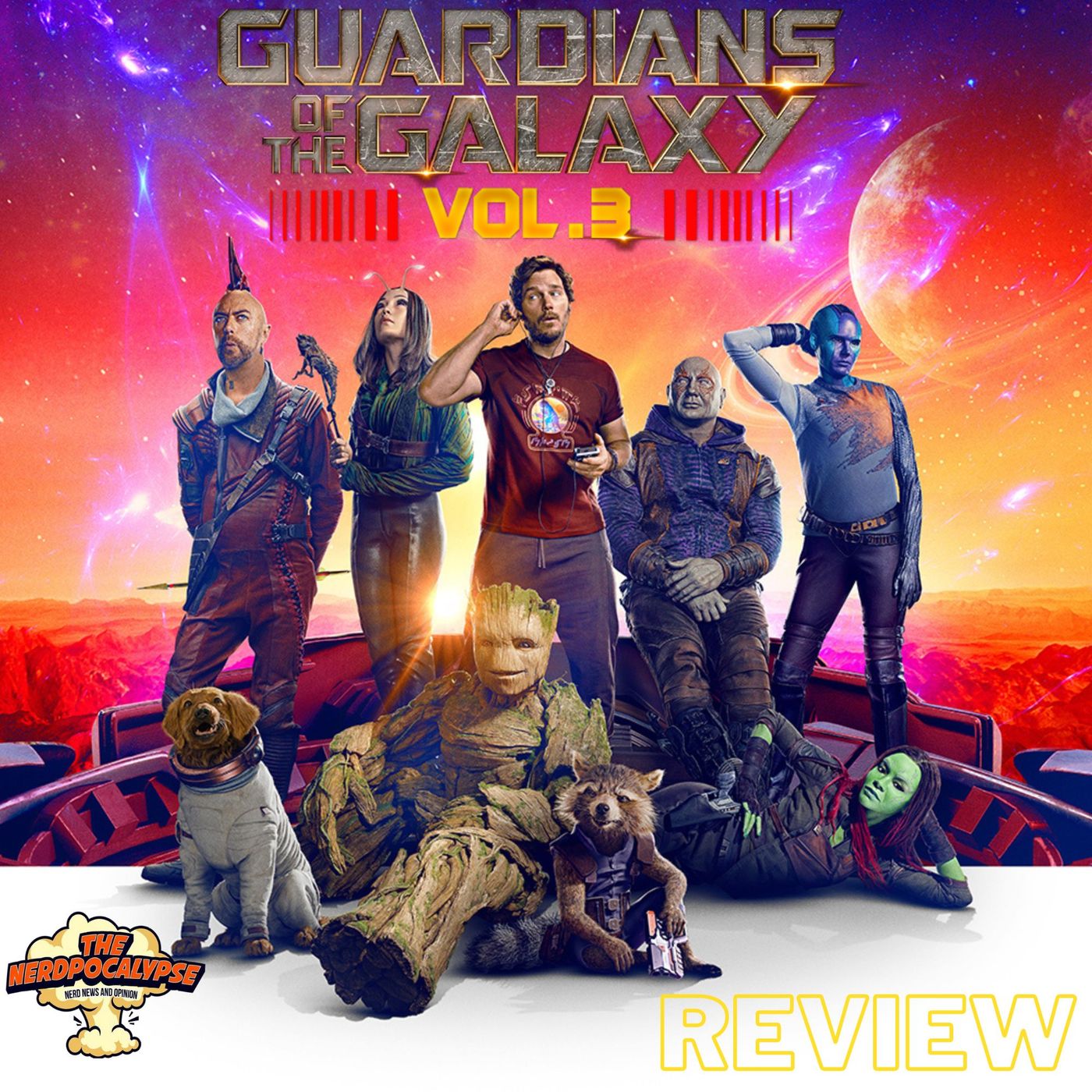 Guardians of the Galaxy Vol. 3 - Movie Review - podcast episode cover