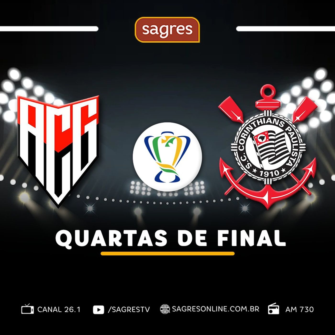 Copa do Brasil 2022 - Quartas de final (ida) - Atlético-GO 1x0 Corinthians, com Victor Roriz episode artwork