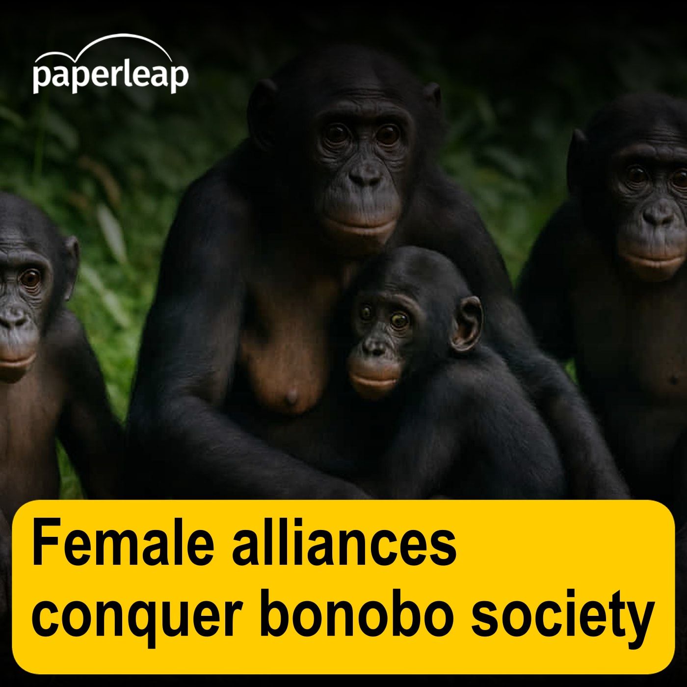 Female alliances conquer bonobo society
