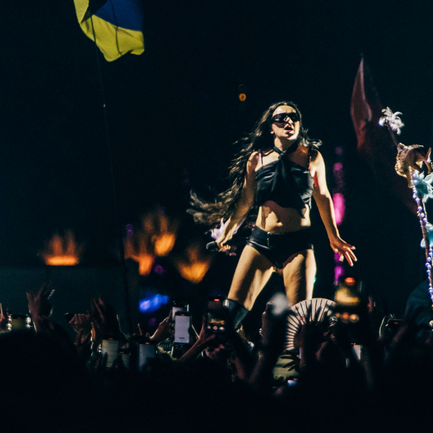 Watch Charli XCX make it rain panties as she delivers first full ‘Music, Fashion, Film’ headline show at Lollapalooza 2026