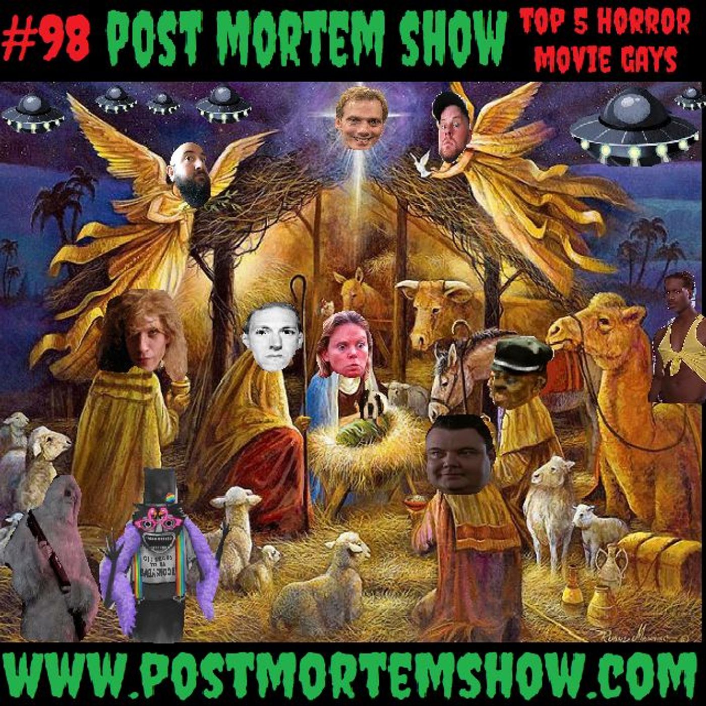 e098 - The Great Alien Nativity Probe (Top 5 Horror Movie Gays) episode artwork
