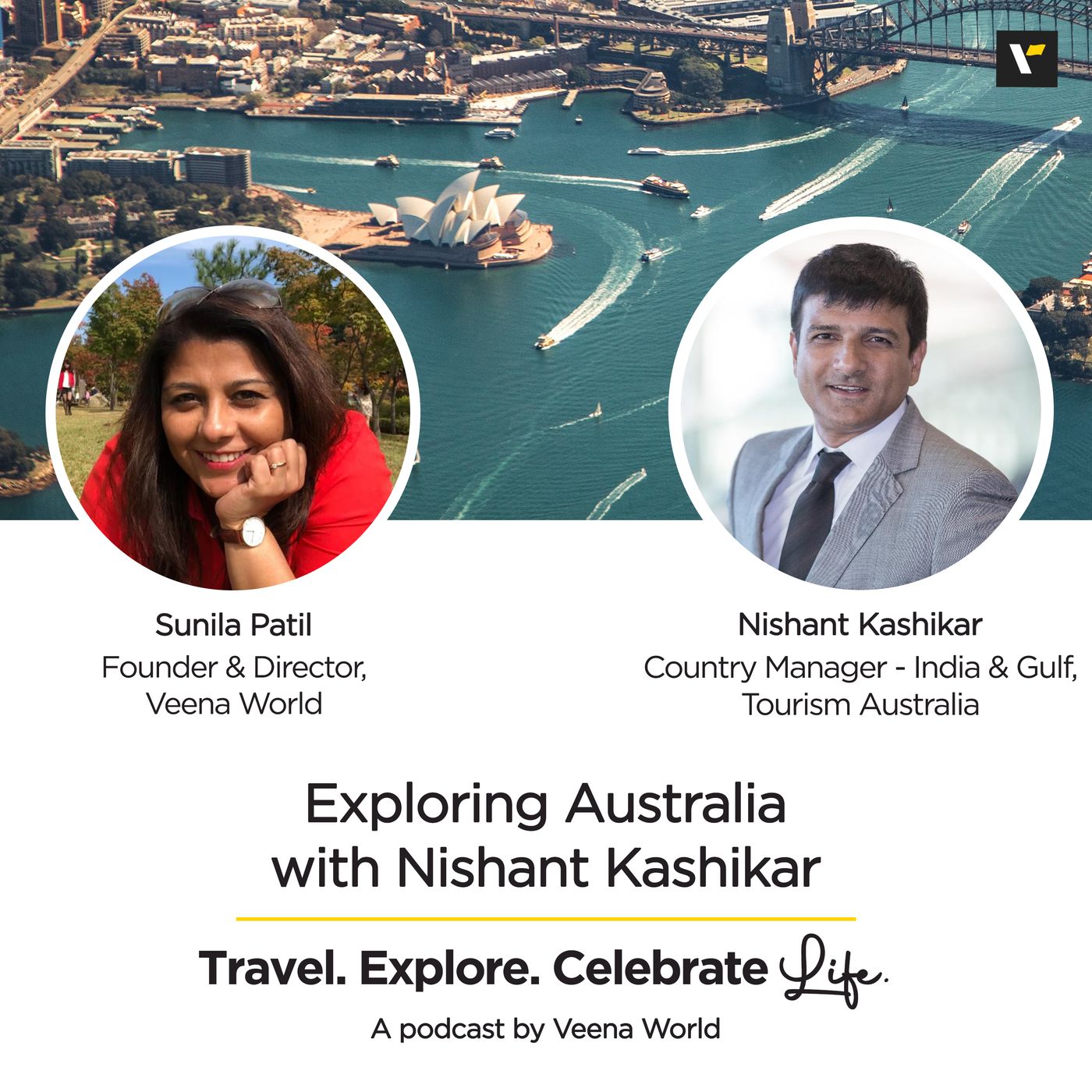 cover of episode Exploring Australia with Nishant Kashikar | Travel Podcasts | Veena World