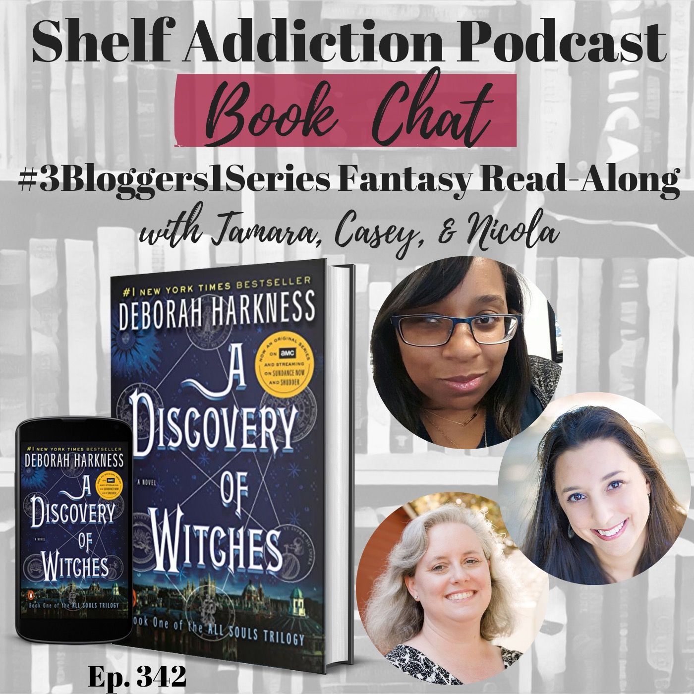 #3Bloggers1Series Discussion of A Discovery of Witches (All Souls #1) | Book Chat