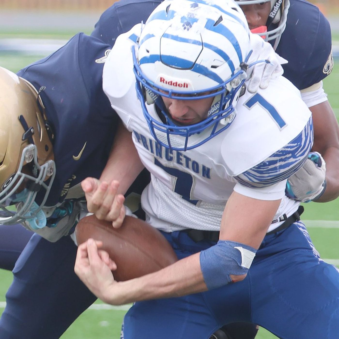 Valshun Powe, Bloomington Central Catholic run past Princeton in 3A opener