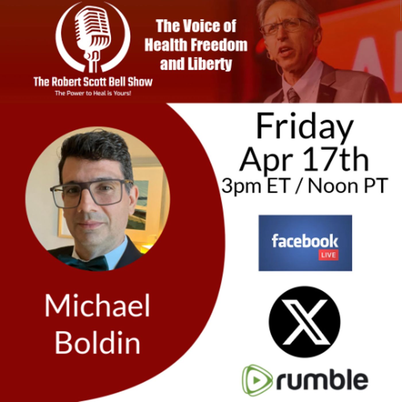 Live at Be Healthy Utah, Bad Vaxx Game, Michael Boldin, Tenth Amendment Center, Modern Redcoats episode artwork