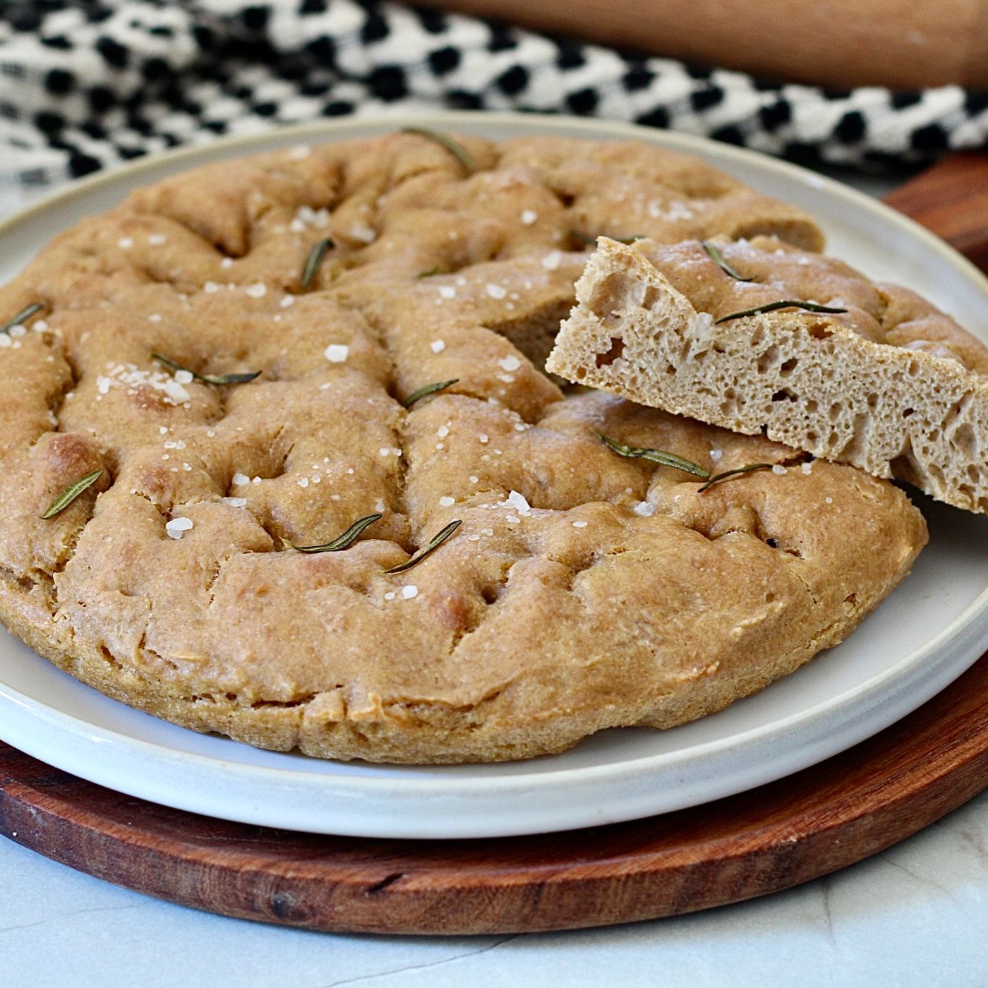 Focaccia di patate ricetta con farina semi integrale