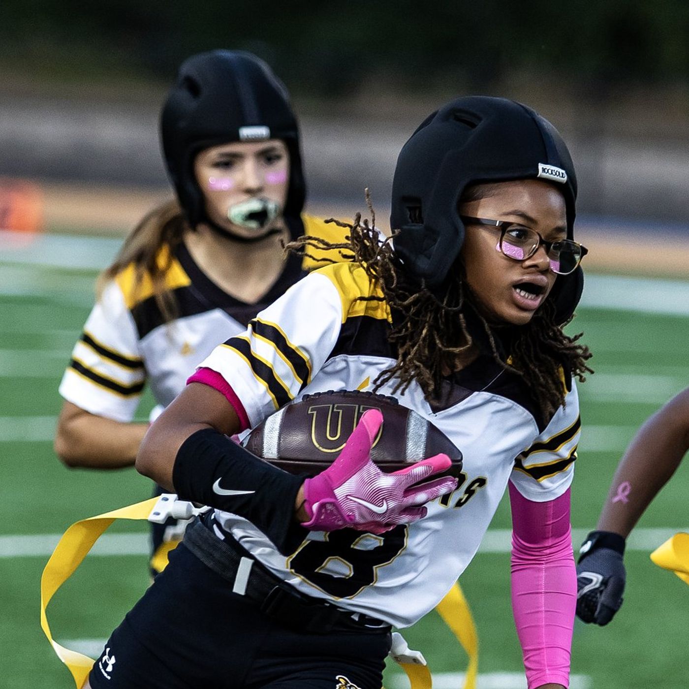Londyn Clemmons of Joliet West is the 2025 Herald-News Girls Flag Football Player of the Year episode artwork
