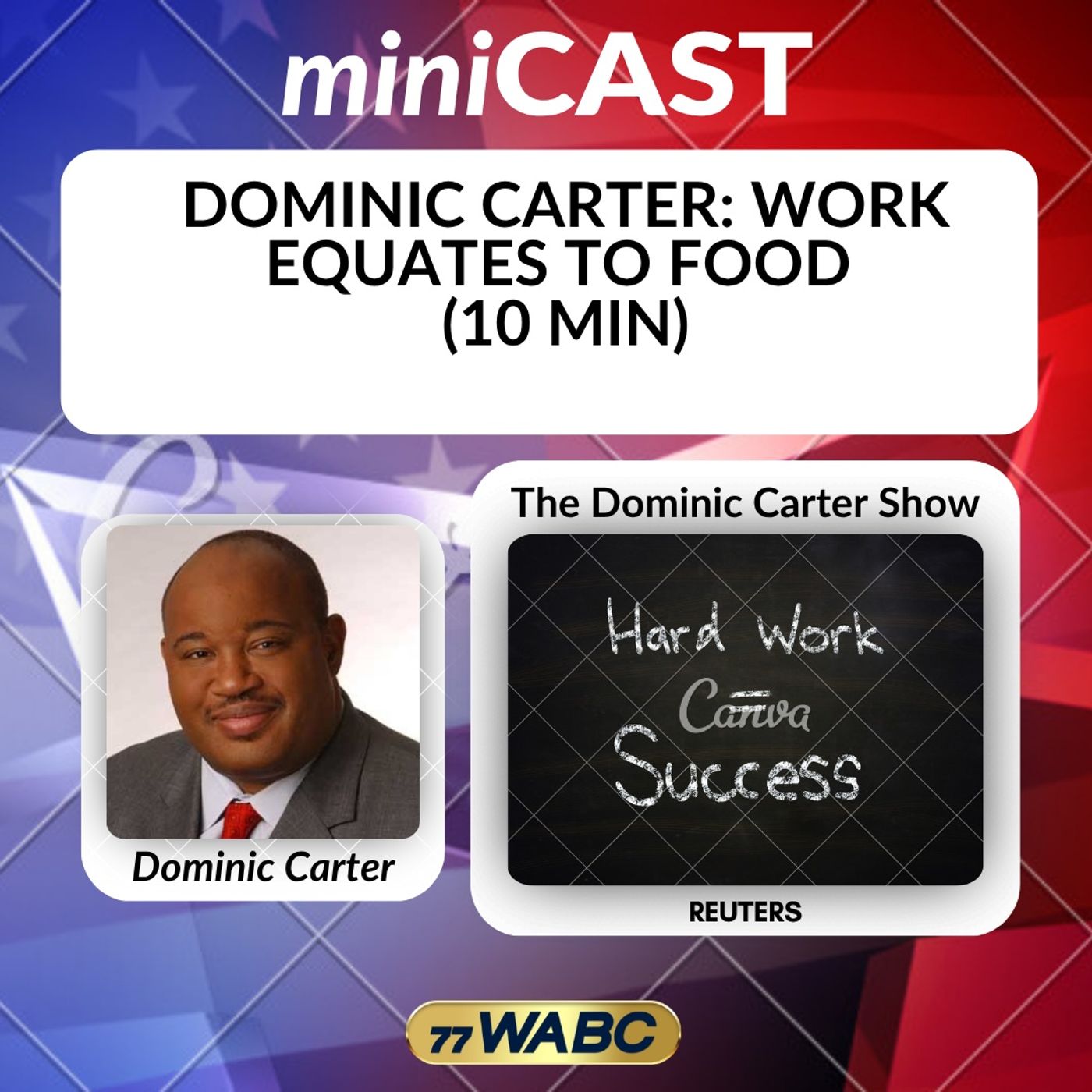 Dominic Carter: Work Equates To Food (10 Min)
