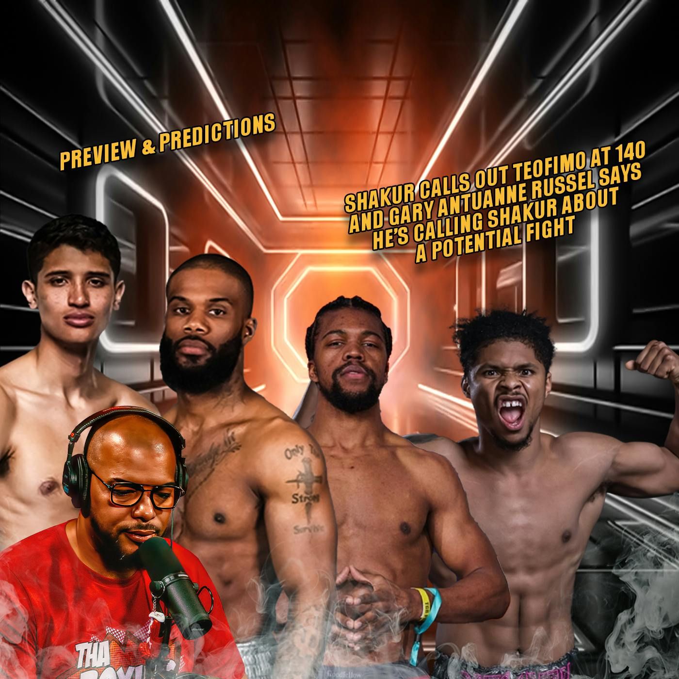 ☎️Shakur Stevenson Vs Teofimo Or Russell❓Seabstian Fundora Vs Chordale Booker Preview & Predictions🔥 episode artwork