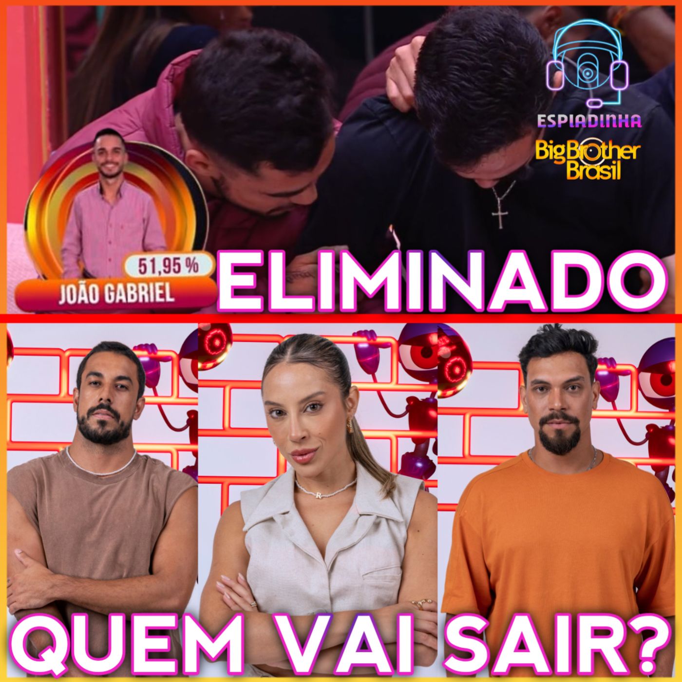 Maike, Renata e Vinicius no PAREDÃO! + João Gabriel ELIMINADO! | BBB 25