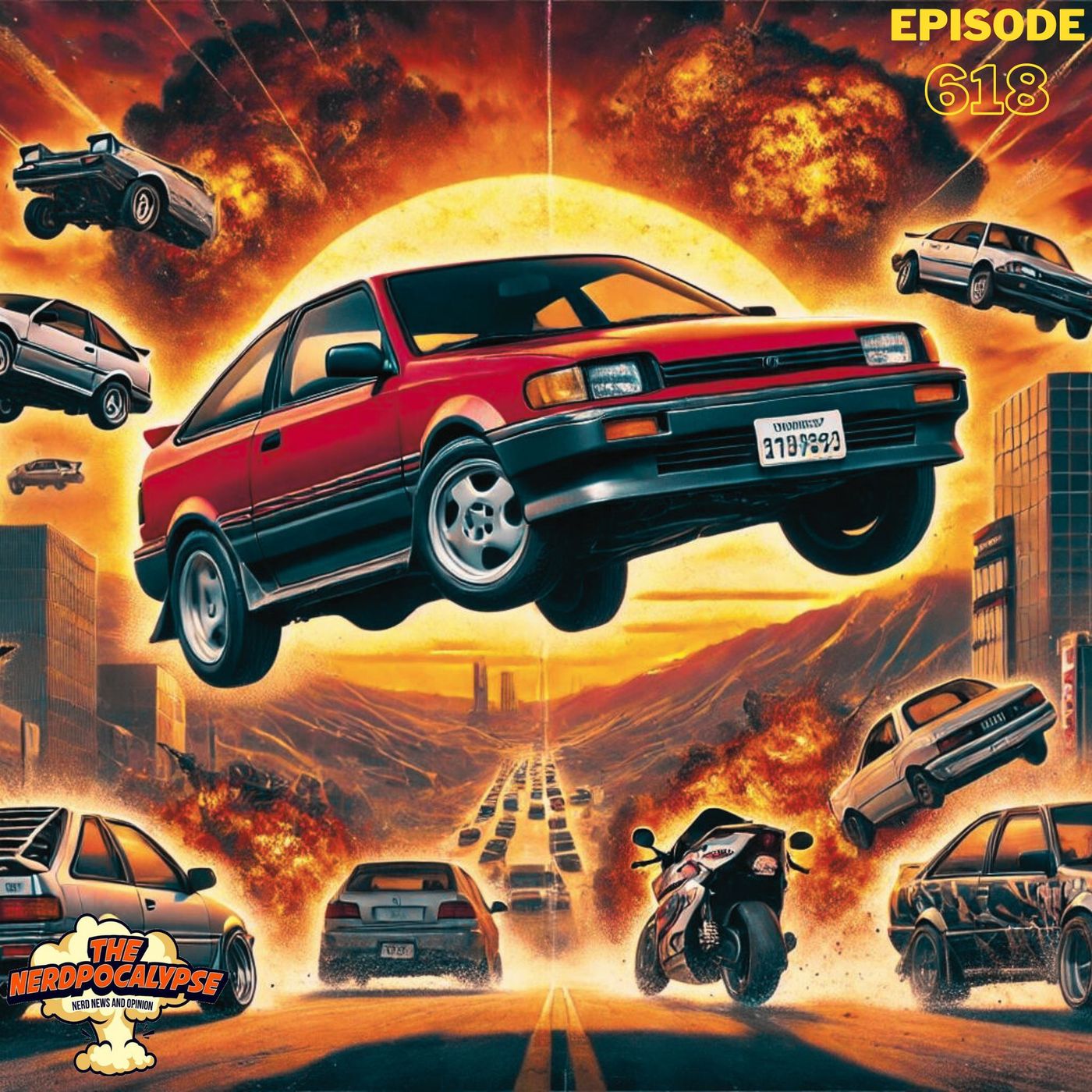 Ep618: Toyota Tercel: From 80s Classic to Big Screen Star? | The Nerdpocalypse - podcast episode cover