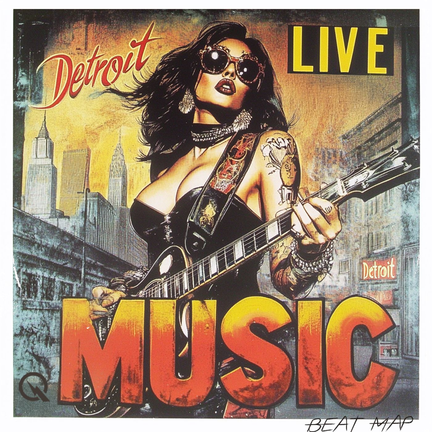 Live Music Detroit - Beat Map