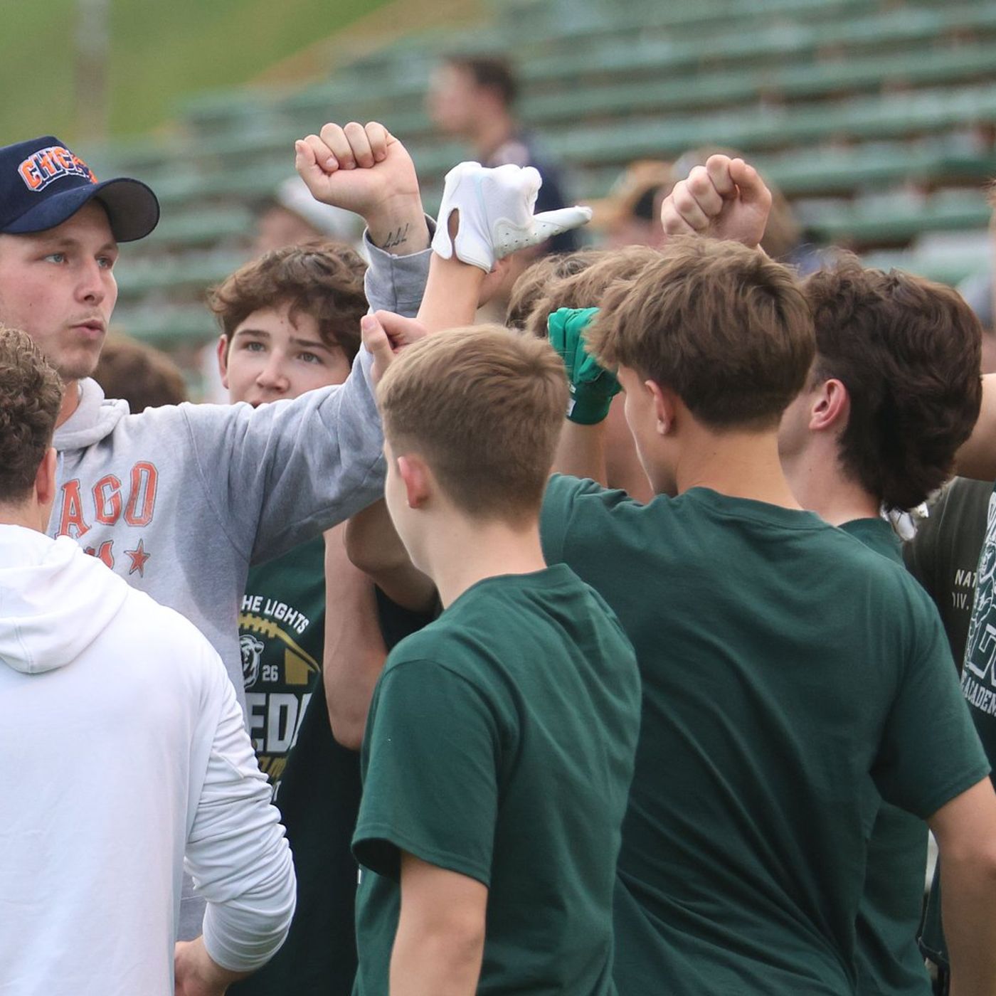 Chicago Bears quarterback hosts football camp at St. Bede Academy