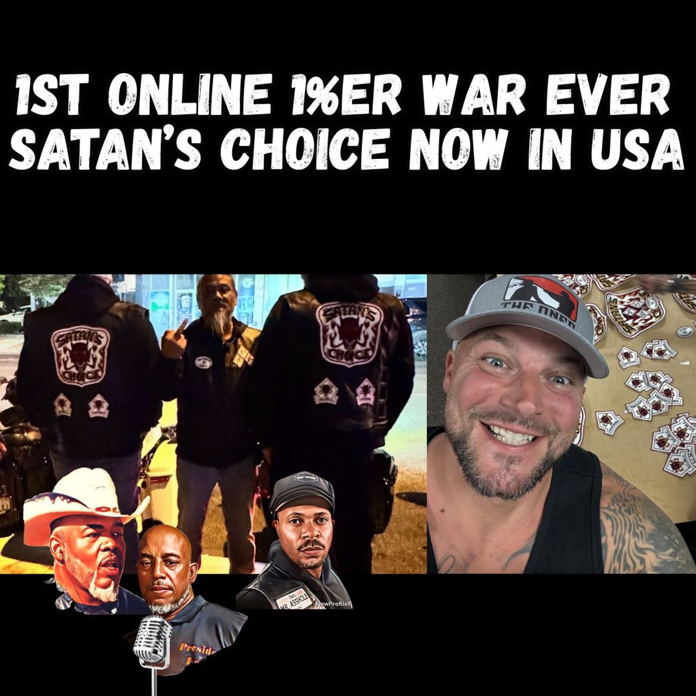 1st Online One Percenter War Satan's Choice Now in the USA