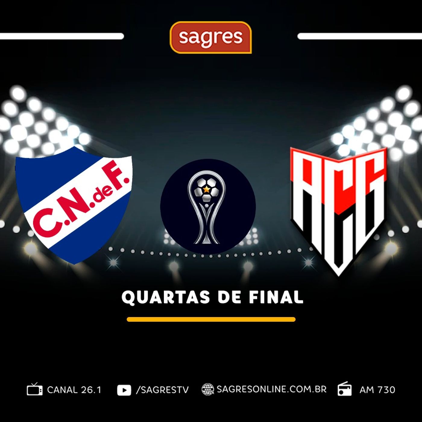 Sul-Americana - Quartas de final (ida) - Nacional 0x1 Atlético-GO, com Victor Roriz episode artwork